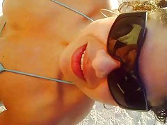 Namiętny seks analny w garażu z blond ścigać